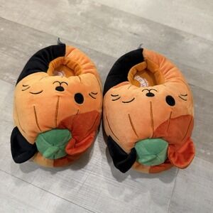 2024 Halloween Squishmallow Slippers Cam the Pumpkin Cat KellyToy  Kids 2/3